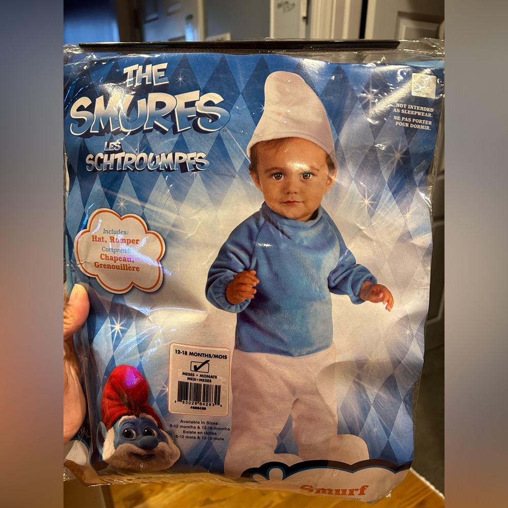 Smurf Costume 12-18 months